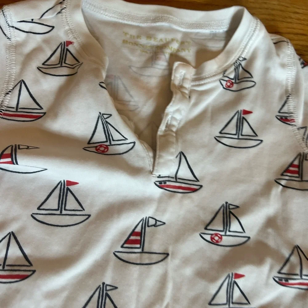 TBBC unisex sailboat pajamas - Picture 5 of 6